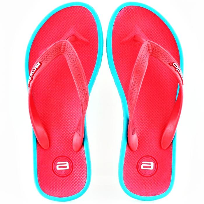 Ando Thunder Wanita Coral Toska - Sandal Jepit Wanita
