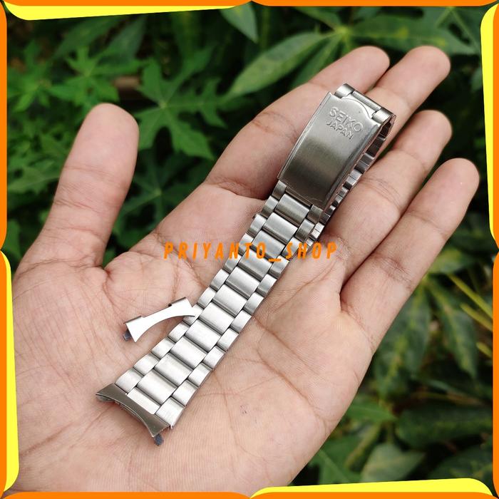 Strap Tali Jam Tangan Rantai Stainelss SEIKO 5 Automatic 20mm silver