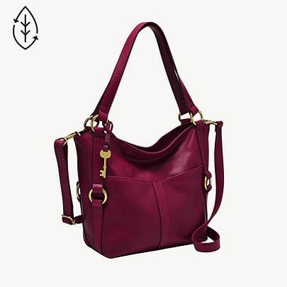 tas fossil sam shopper purple