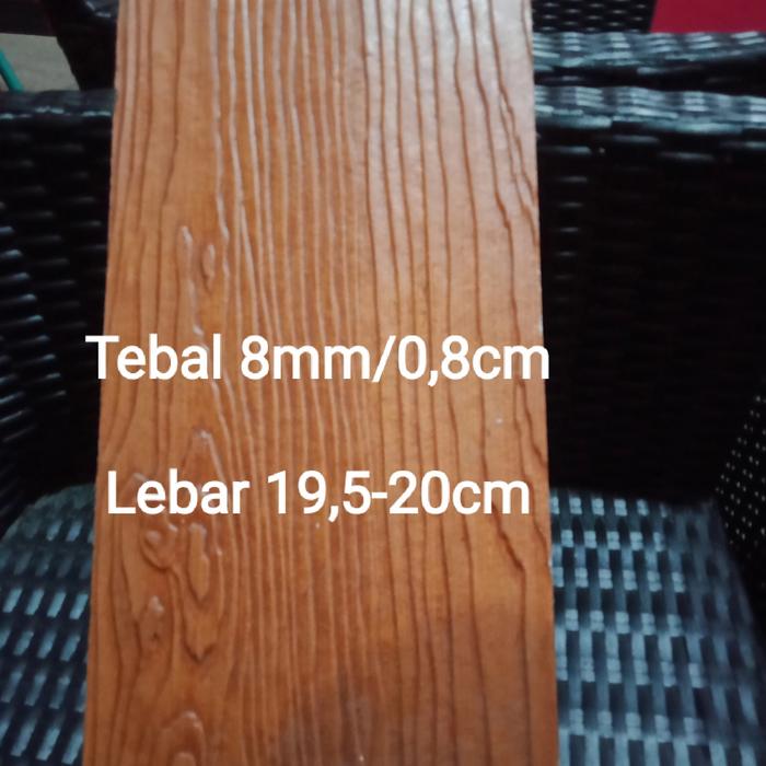 papan pagar grc motif serat kayu woodplank,lisplang grc