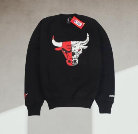 JAKET SWEATER HOODIE CREWNECK SKULL RED NBACHICAGO BULLS MJ/JORDAN