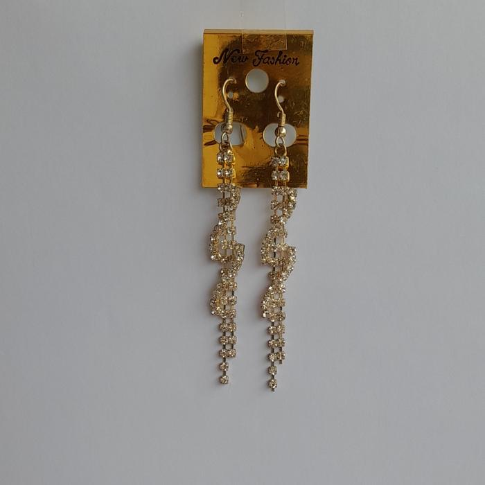 anting anting panjang model lilit