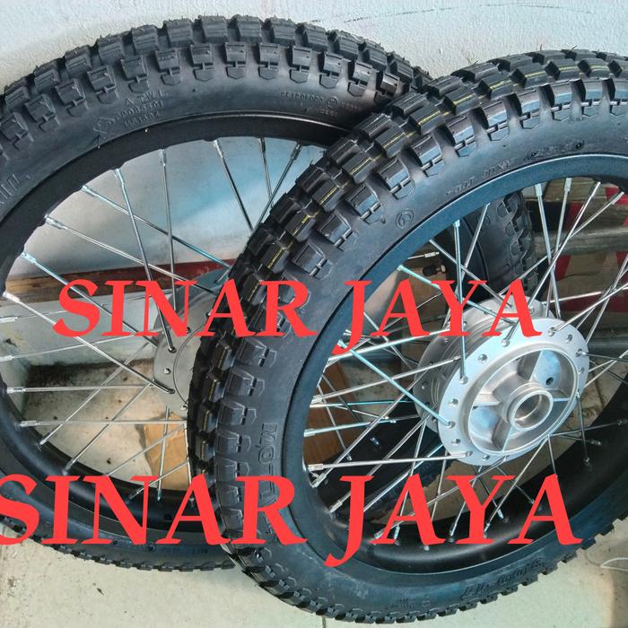 sepaket velg jari ring 17 ban trail win gl pro gl max gran dll