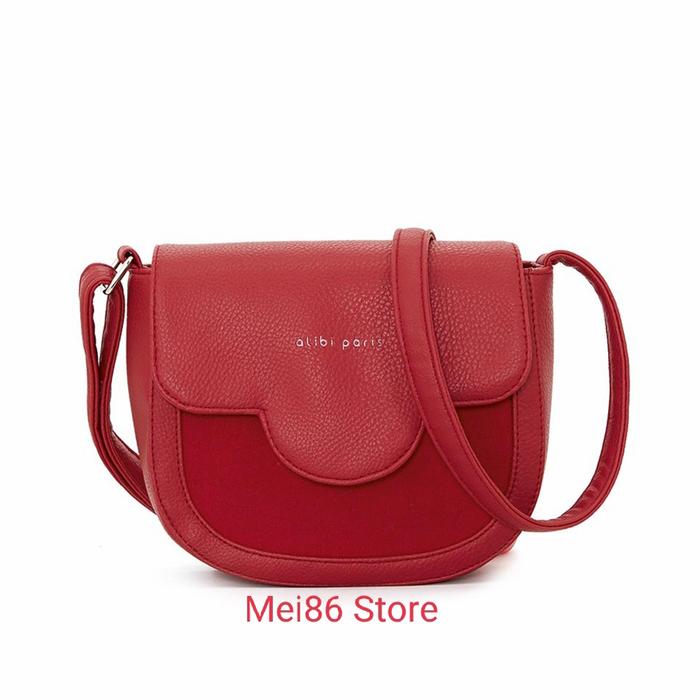 Tas Selempang Wanita Lantana Red Alibi Paris
