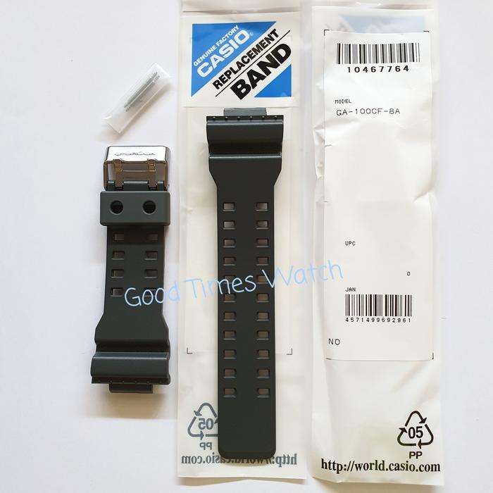 STRAP G-SHOCK GA-100CF-8A GA 100CF GA 00 Casio Original - Grey