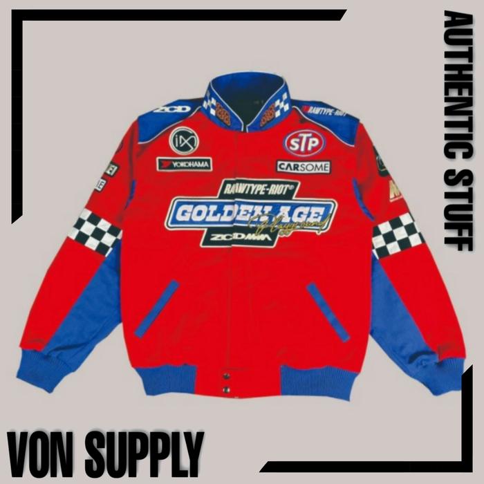 RawType Riot RTR Golden Age 4 Playground -Vintage Racing/Nascar Jacket