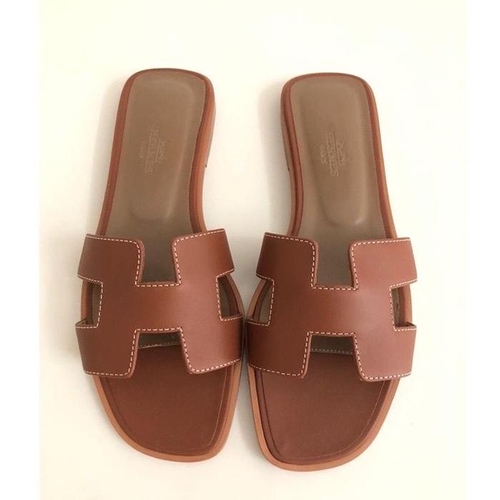 Hermes Oran Sandal Gold 35