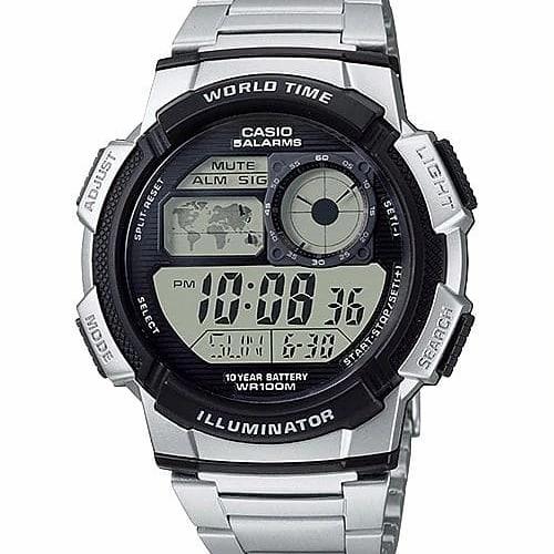 casio ae 1000 wd original/casio iluminator/casio digital rantai