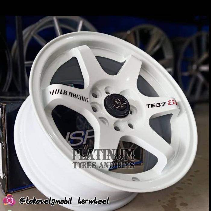 paket Velg TE37 Ring 15 plus ban 185 ring15 bonus baut free ongkir