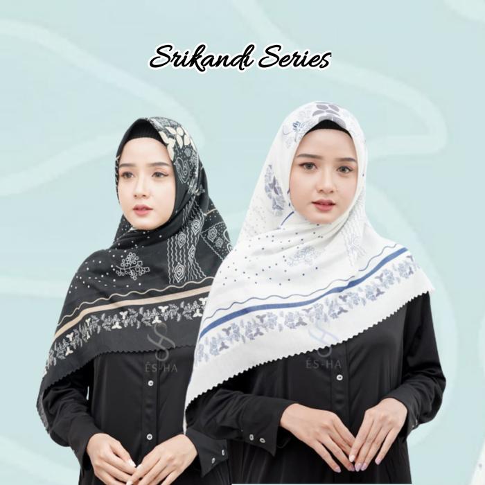 Hijab Segiempat Motif premium Lasercut Series Srikandi by es_ha hijab