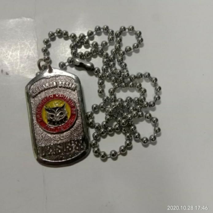 kalung logo densus 88, kalung rantai densus 88