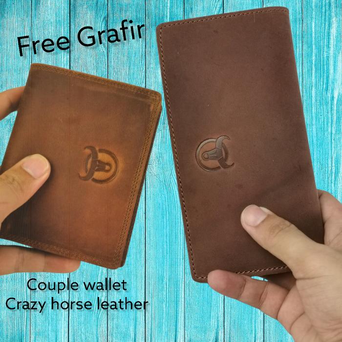 dompet couple kulit asli