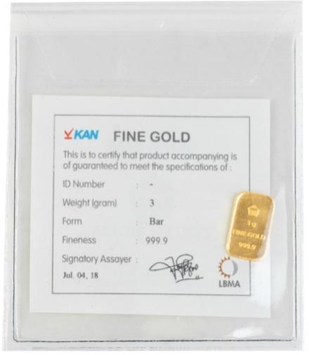 Logam Mulia LM Emas Antam Retro 3gr / 3 Gram