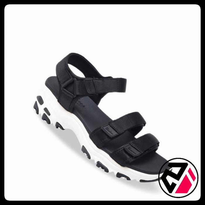 Skechers D'Lites - Fresh Catch Cali Women's Sandals - Black- 38