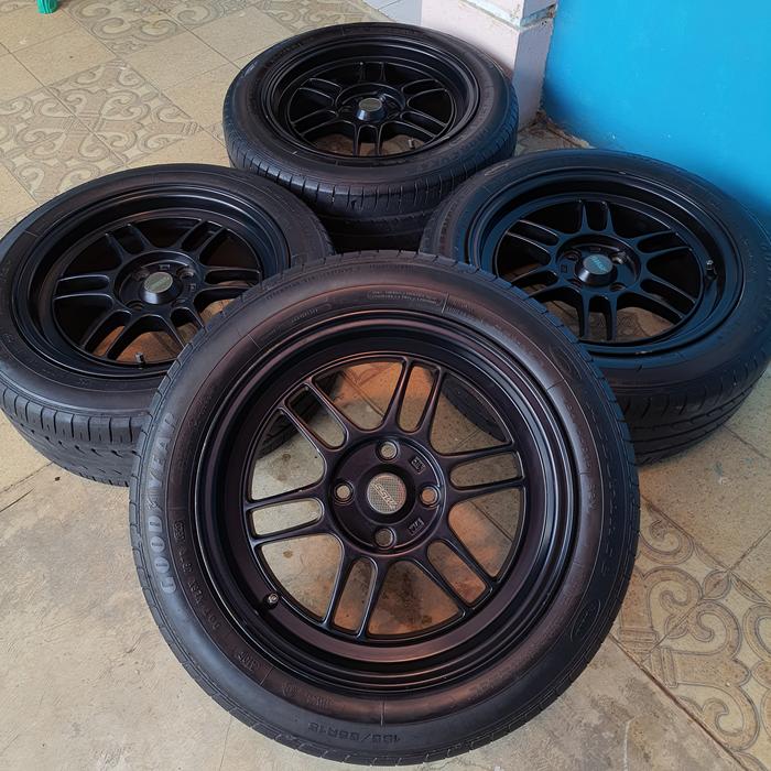 Velg Ring 15 Brio Mobilio Jazz Freed Yaris Agya Sigra Enkei RPF1 SSW