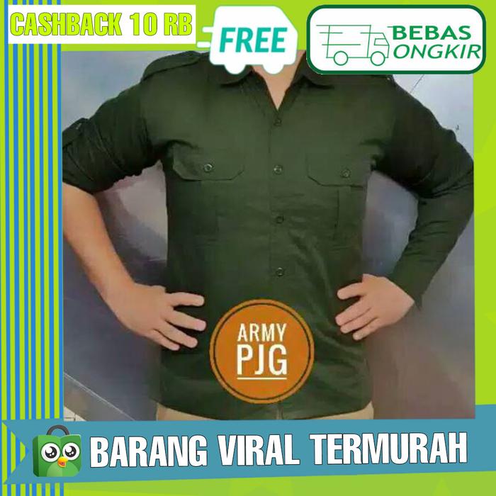ORIGINAL TERMURAH KEMEJA SERAGAM PDL SERAGAM NET TV LENGAN PANJANG