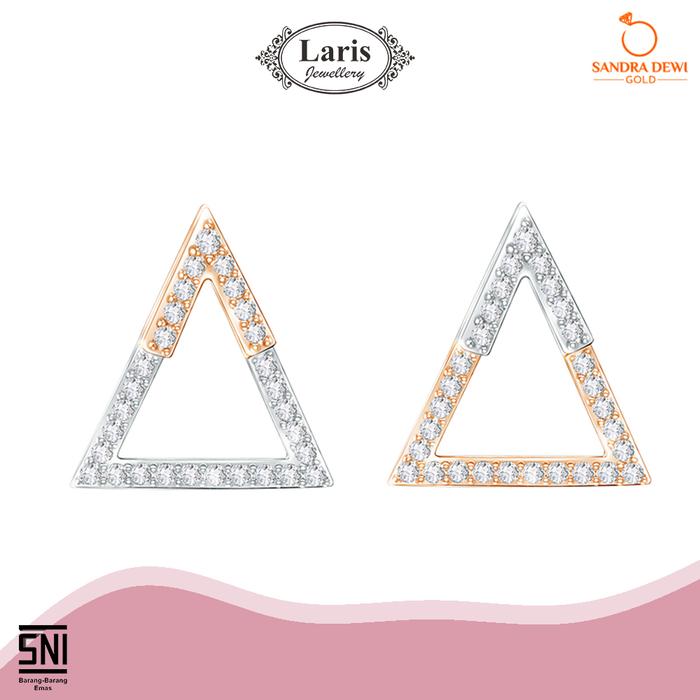 Anting Giwang Criss Cross Sandra Dewi Gold 18k 3AZ0418