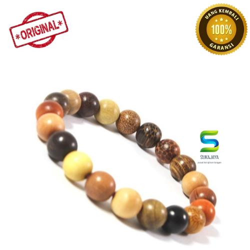 Gelang kayu kombinasi 9 kayu kuno
