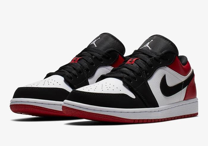 DP Jordan 1 Low 'Black Toe'