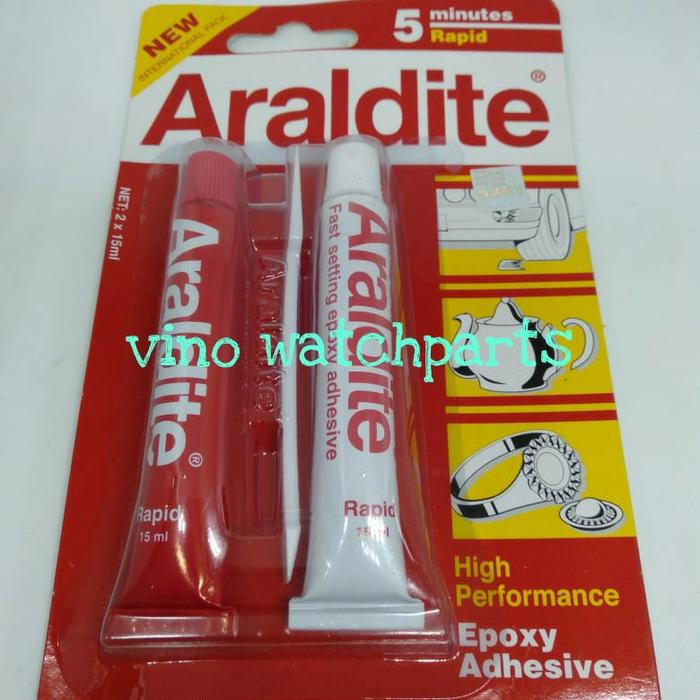 Lem Araldite / Lem Kaca Araldite / Lem Kaca Jam Tangan