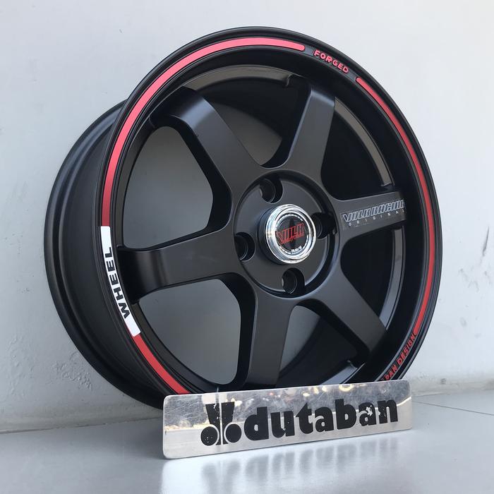 Velg Mobil Ring 15 R15 4x100 TE37 Saga - Jazz Yaris Brio
