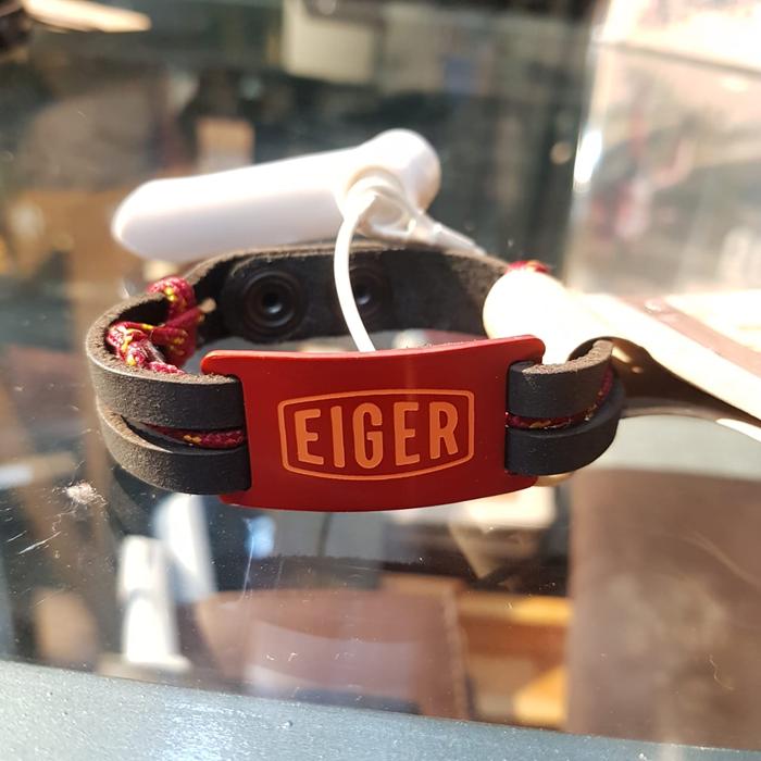 Gelang Pria Eiger Original Leather Slider Viper 1989 1.0 - Maroon