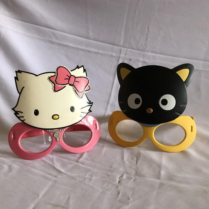 Sanrio Charmykitty Chococat Hello Kitty Friends kacamata mask McD