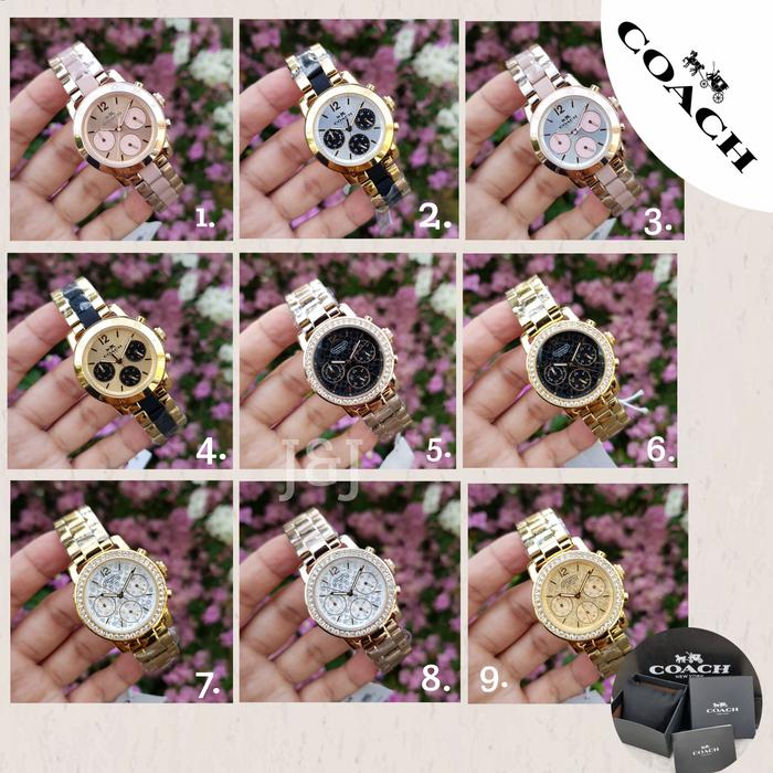 JAM TANGAN WANITA COACH CHRONO ORIGINAL 100%
