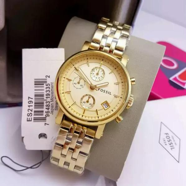 JAM TANGAN WANITA FOSSIL BOYFRIEND ES2197 / ES 2197 ORIGINAL