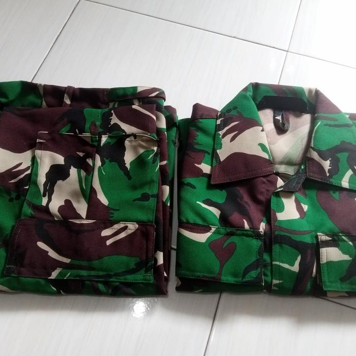baju pdl tempur bahan velbet seri 789