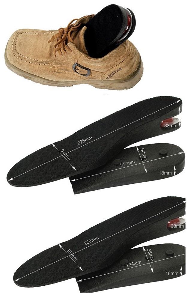 Unisex Double Layer Insole High Step Inside Shoe - Promo