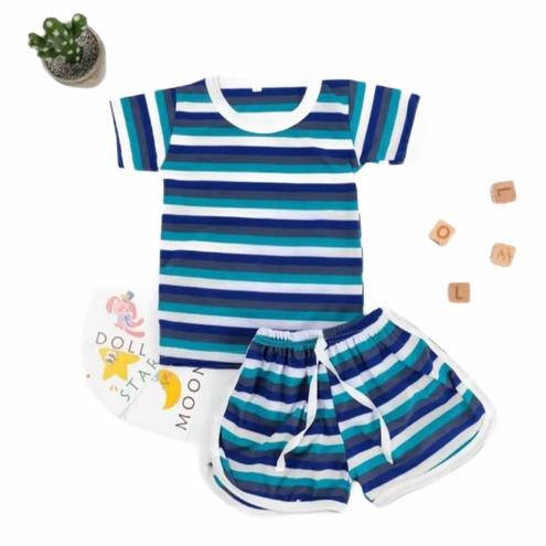 setelan chupa chups motif salur / setelan kaos anak