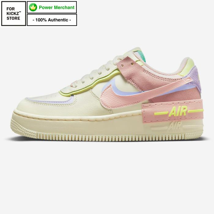 NIKE AIR FORCE 1 SHADOW CASHMERE PURE VIOLET PINK OXFORD