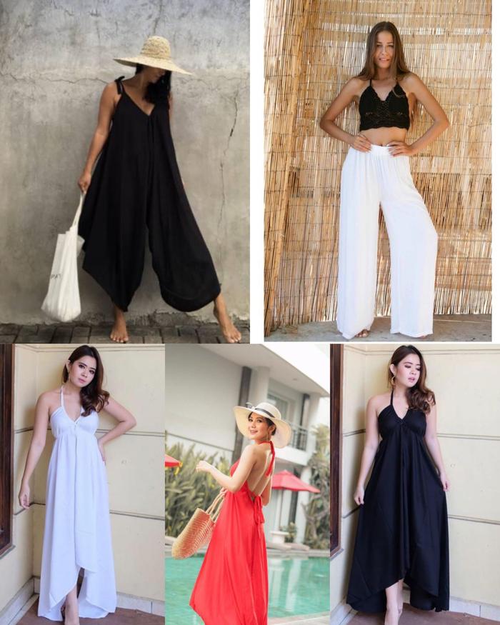 kulot celana kain dress fashion 2021 bali outer kain