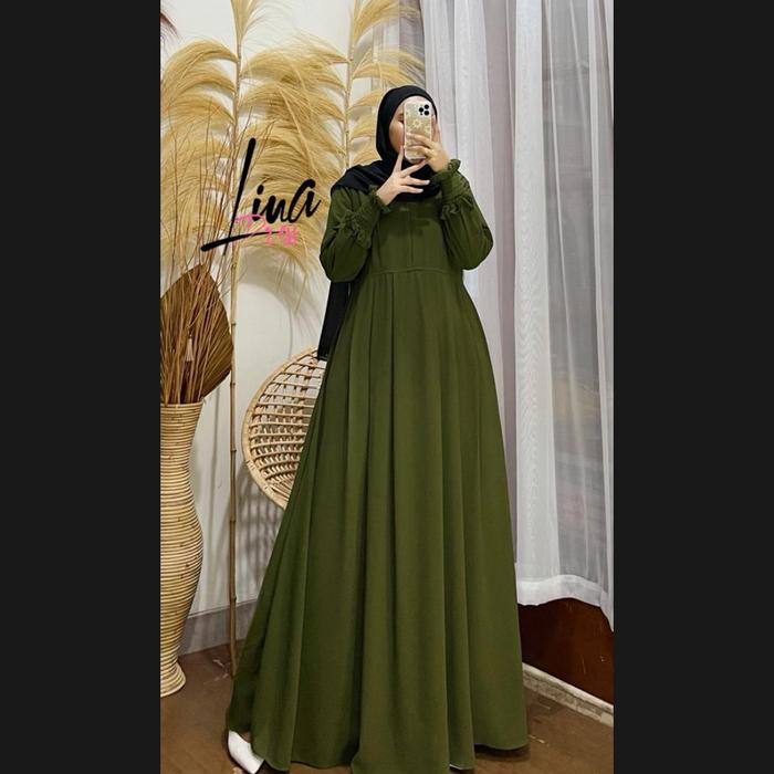 GAMIS LINA DRESS POLOS CERUTI BEBYDOLL ORIGINAL FAJAR COLECTION