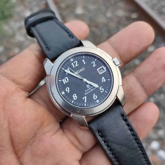 RARE AND SELDOM SEIKO "B" BRIGHTZ KINETIC AUTO RELAY SECOND ORIGINAL