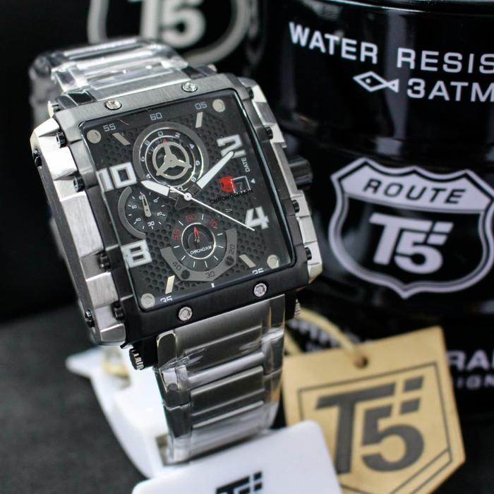 Jam Tangan Pria T5 H3802G H 3802 G Original Mewah Maximal