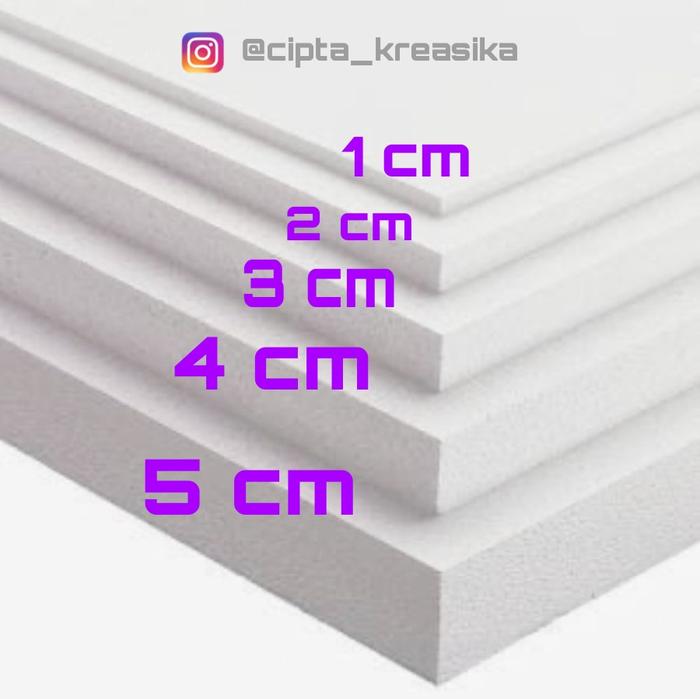 STYROFOAM KUALITAS LOW 100 x 200 x 5CM
