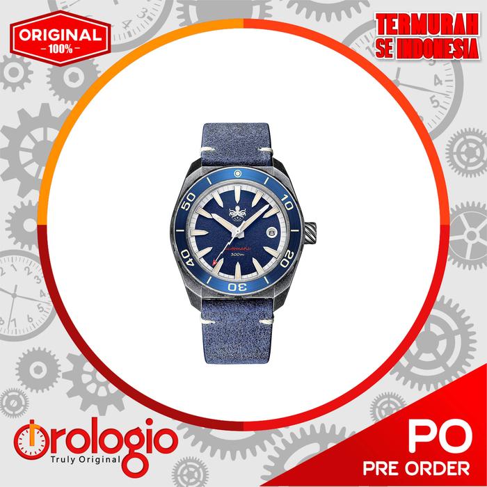 Jam Tangan PHOIBOS Proteus 300M Automatic Diver PY028 - Blue