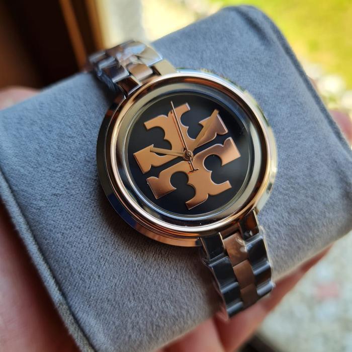 Jam Tangan Tory Burch TB 6201 Rosegold Silver Black