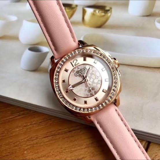 Jam tangan Coach Est-1941 leather 35mm Original