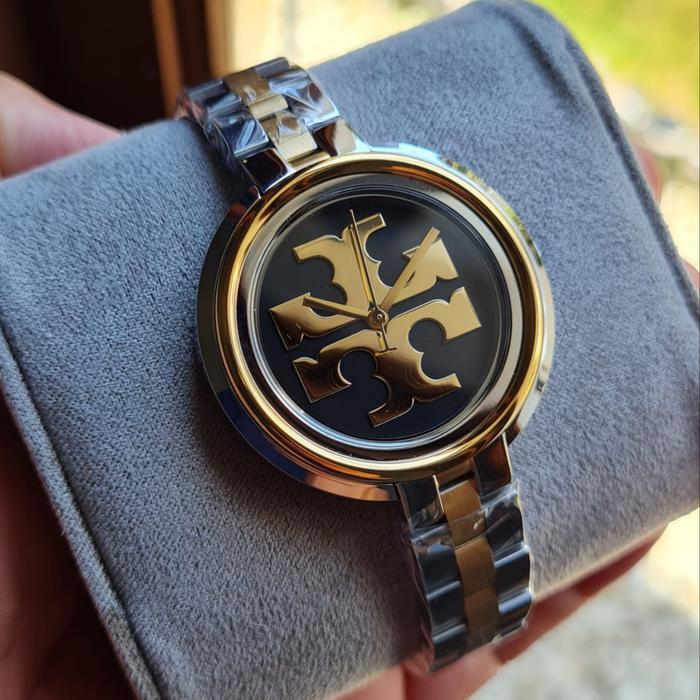 Jam Tangan Tory Burch TB 6201 Gold Silver Black