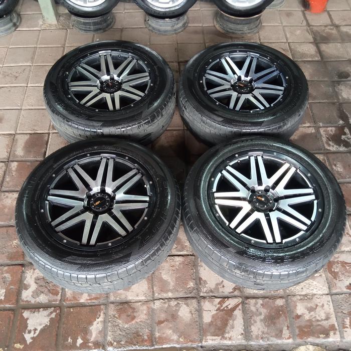 velg second Ring 20 plus ban 265/60 cocok di mobil Pajero dan Fortuner