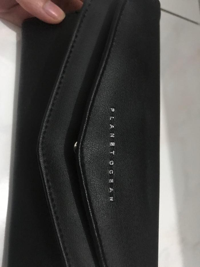 Dompet planet ocean hitam wanita preloved