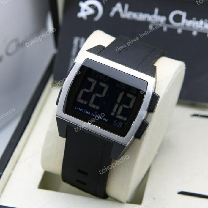 Alexandre Christie AC 9343 / AC 9343MH Black Silver Original & Garansi