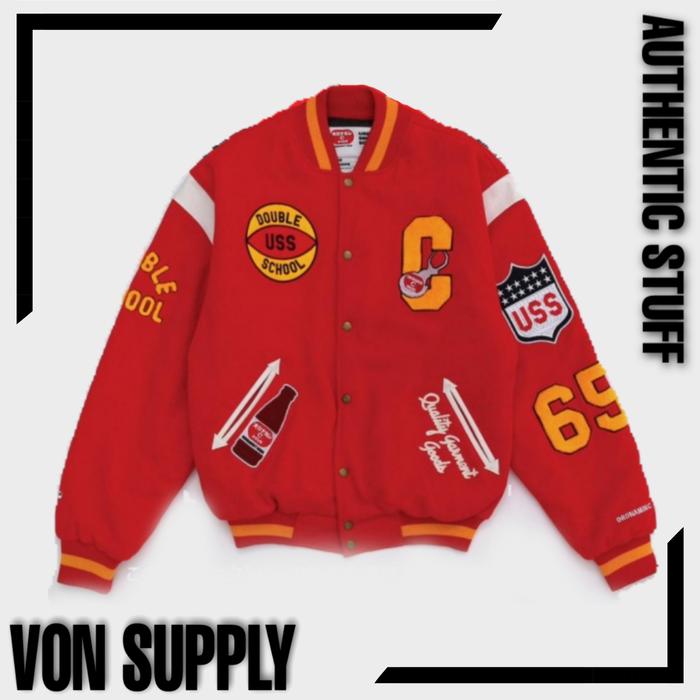 Japanese OG Varsity Jacket Oronamin C x USS x Double School