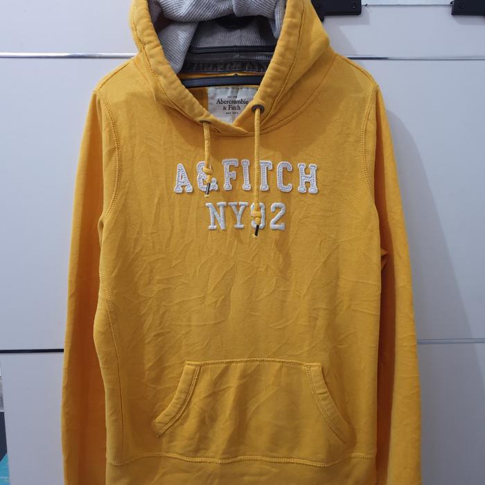 hoodie abercrombie mustard original