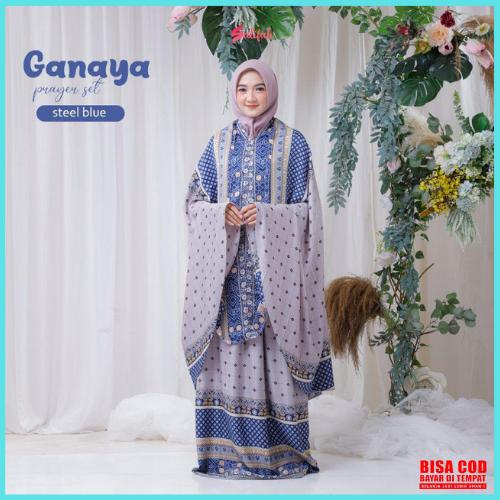 Ganaya Prayer Set Heaven Lights / Mukena Dewasa Jumbo / Mukena Premium