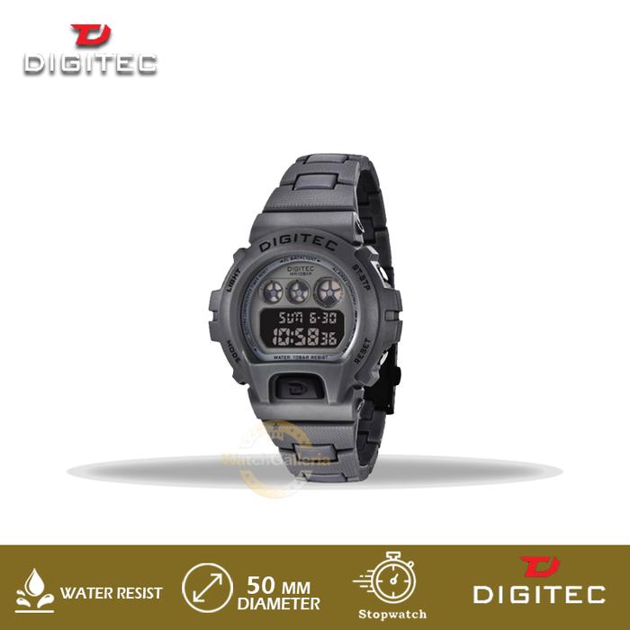Jam Tangan Digitec Pria Rubber DG5198R DG-5198R GY-4B