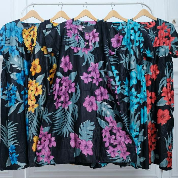 Daster Payung Busui Motif Rosa Batik Biji Kembar.